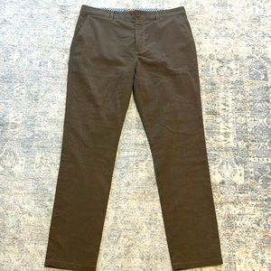 Brooklyn Industries brown patterned pants waist size 34